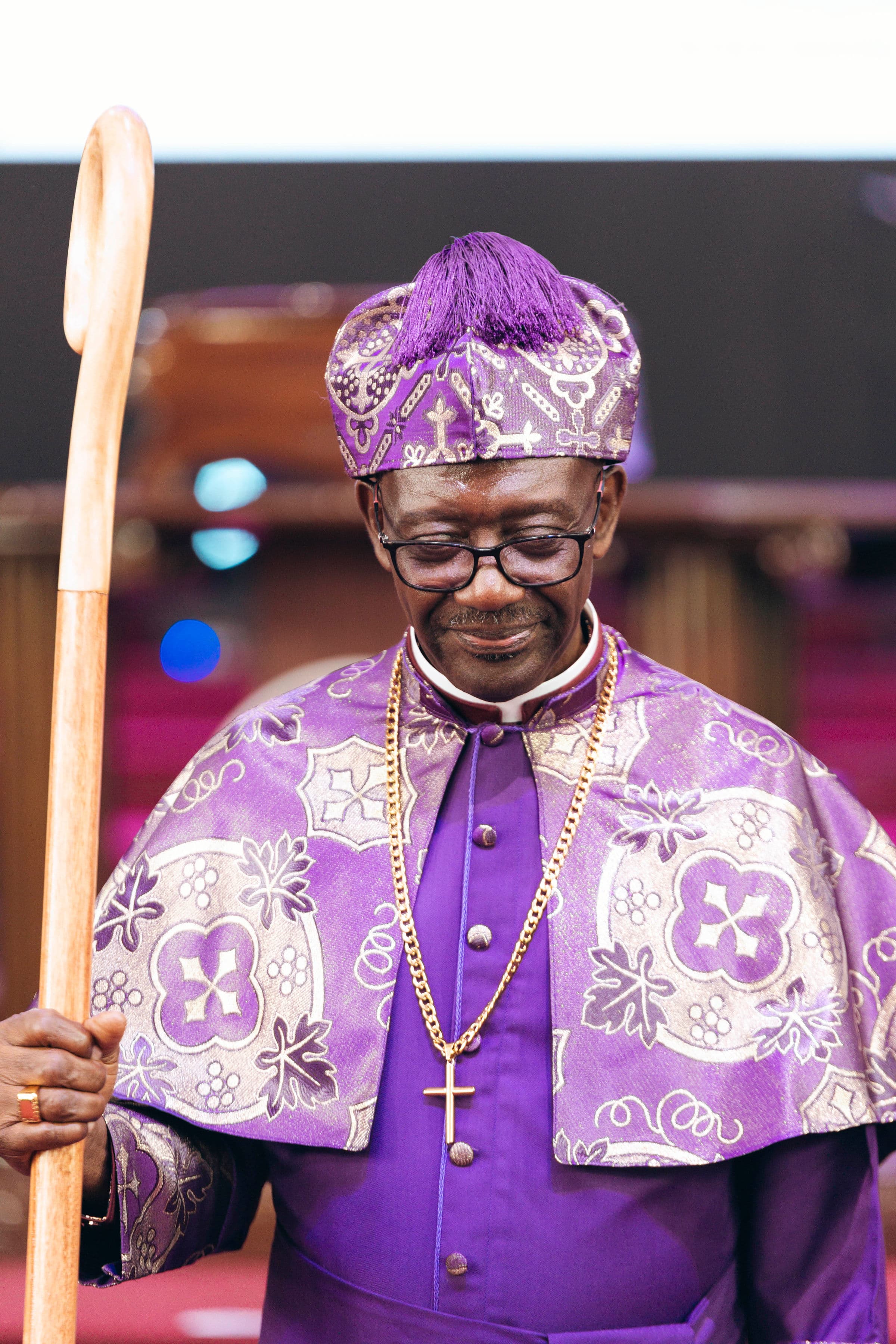 Rev. Sakyi in consecration robes