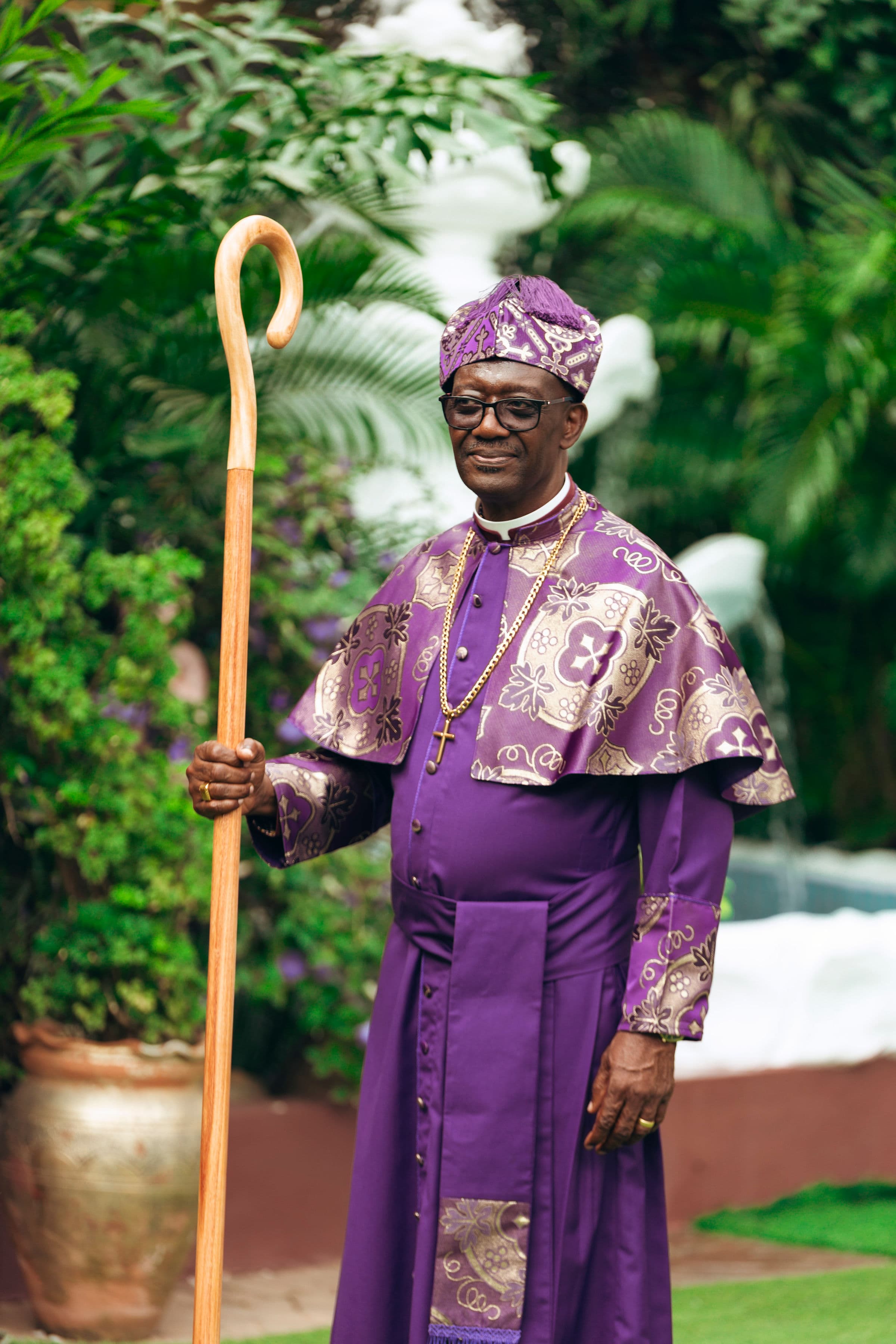 Rev. Thompson Sakyi in his Apostolic Consecration robes